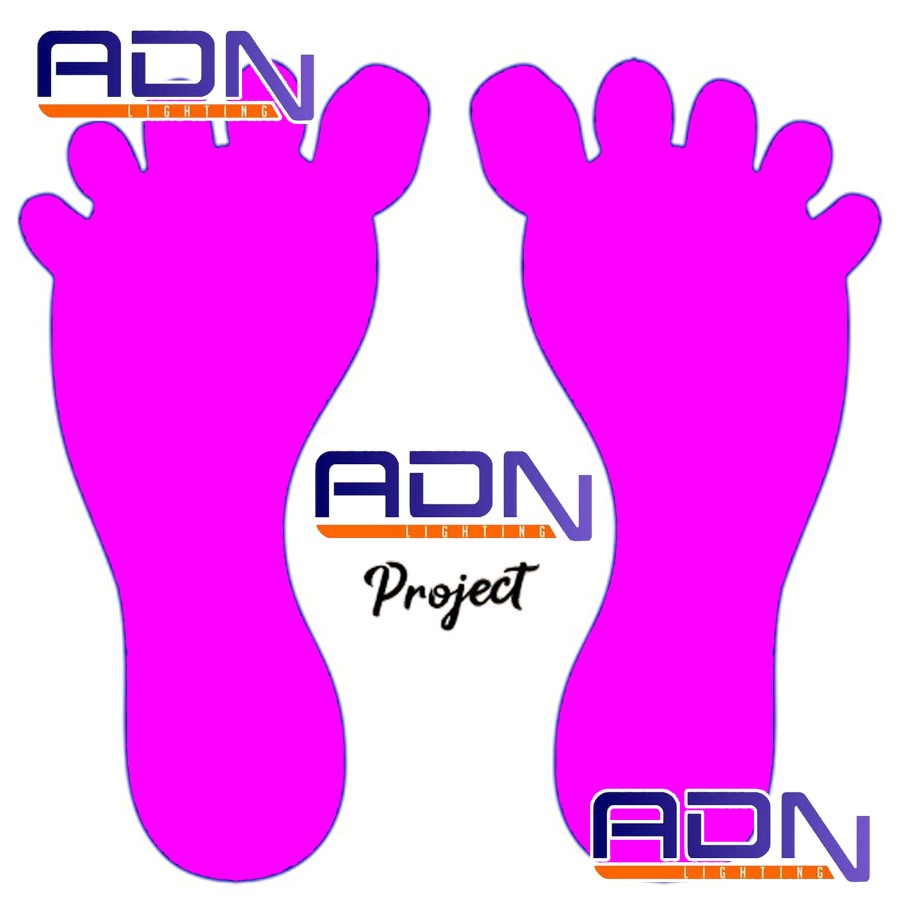 ADN.in CUTTING STICKER TELAPAK KAKI WALLPAPER LANTAI DINDING TEMBOK LIFT DLL