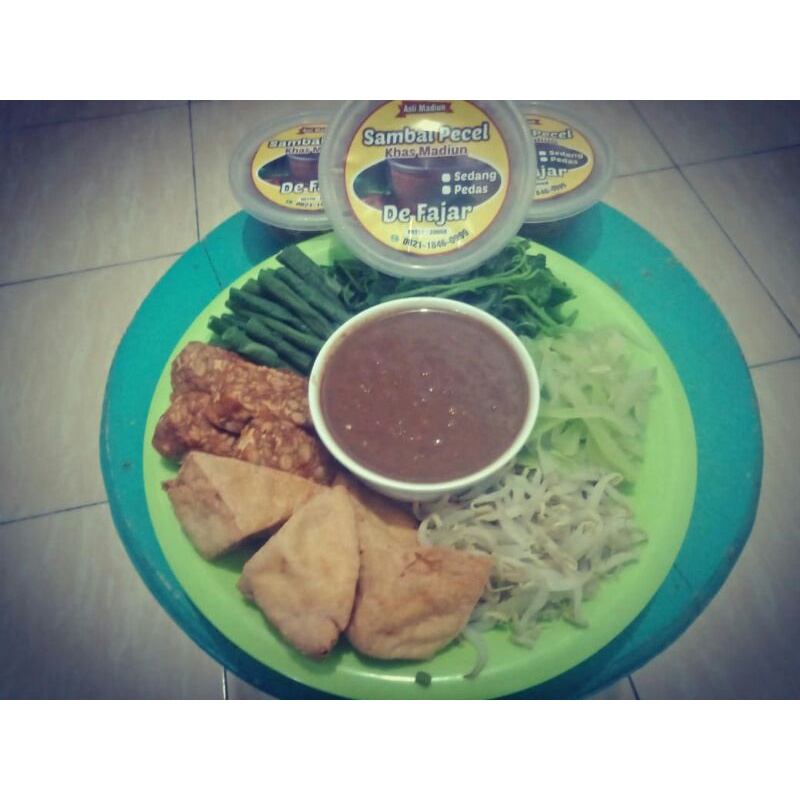 

Sambal pecel / Sambel pecel khas madiun de fajar 200 gr Halal