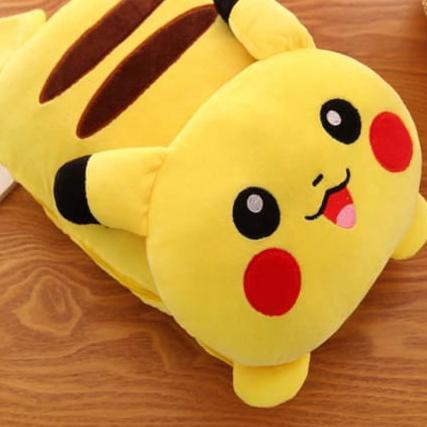 GT7♜ selimut boneka motif pokemon dora emon mickey mouse bahan lembut FRESHH