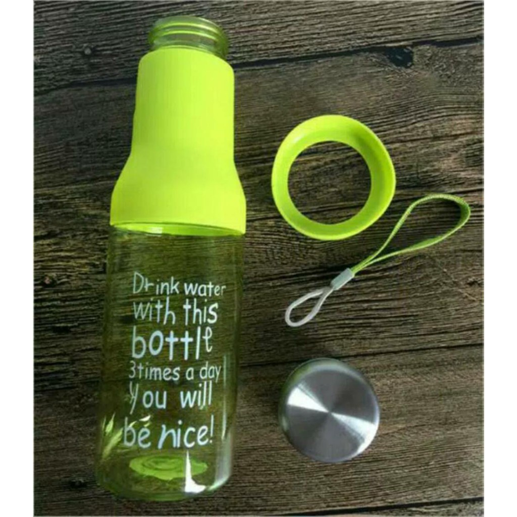 botol minum plastik unik  my bottle be nice water import new tumbler murah