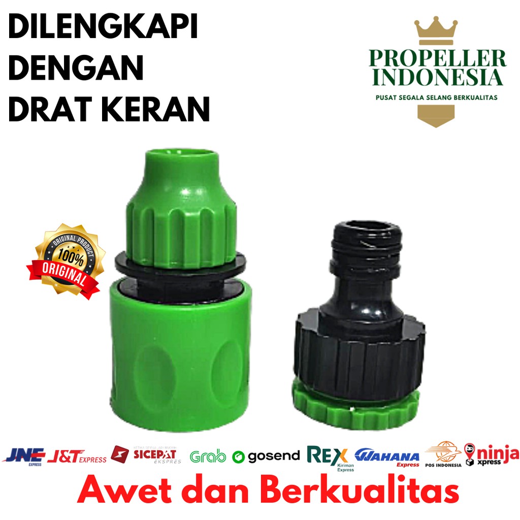 Sambungan Selang Air Paket 4/7 Inch Quick Release Sambungan Slang Air