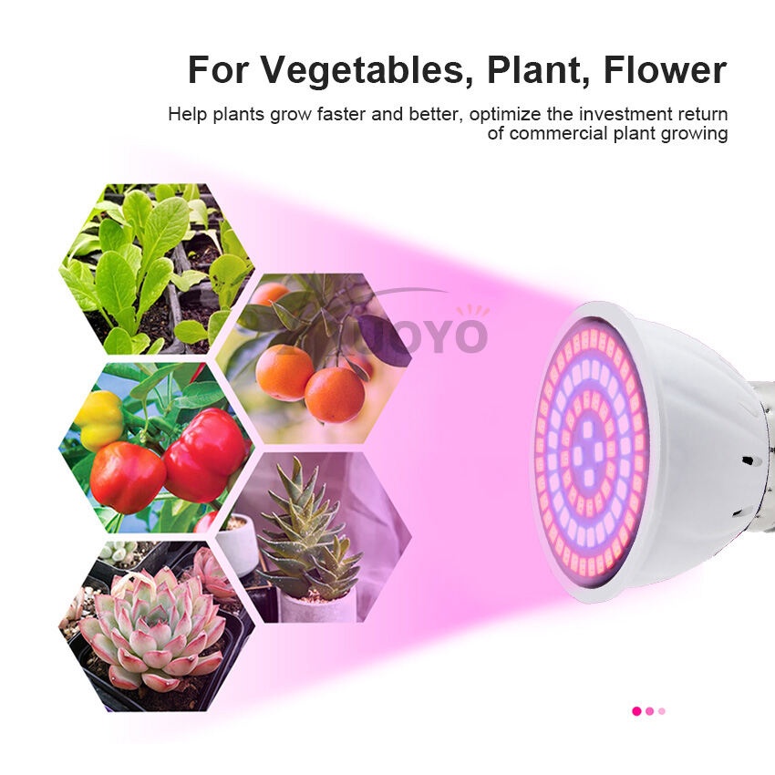 Lampu Grow Light Lampu Cahaya Tanaman Tumbuhan Hidroponik LED Indoor Plant Growth E27 8/18/28W