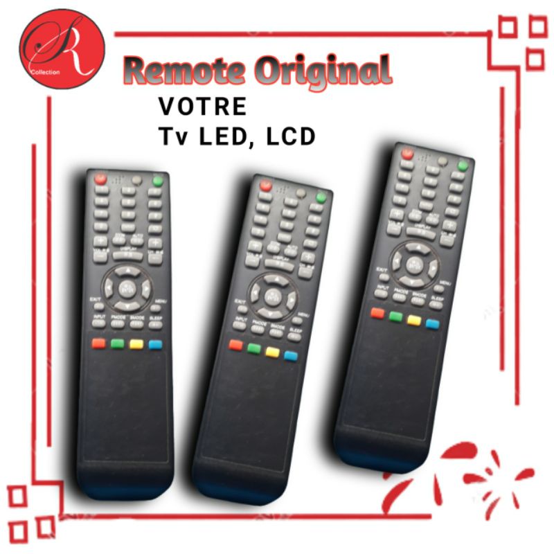 Remot / Remote Tv LCD, LED Votre