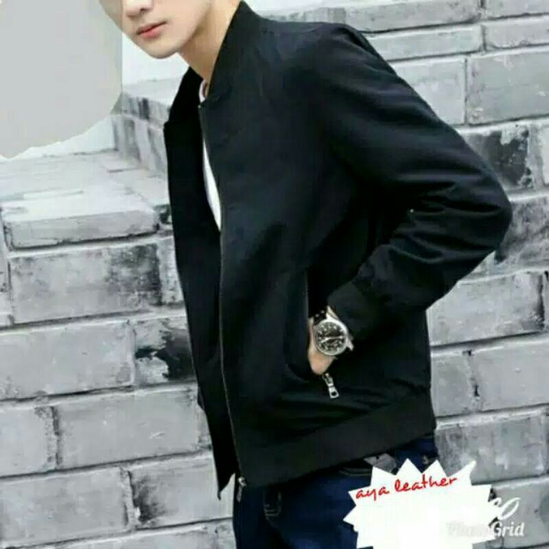 JAKET KOREA BAHAN KATUN