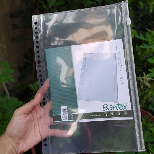 

ZIP POCKET BANTEX BINDER B5 (26 ring)