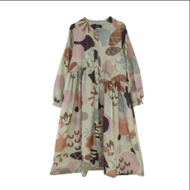 Nadjani Indonesia Tine Dress Creme