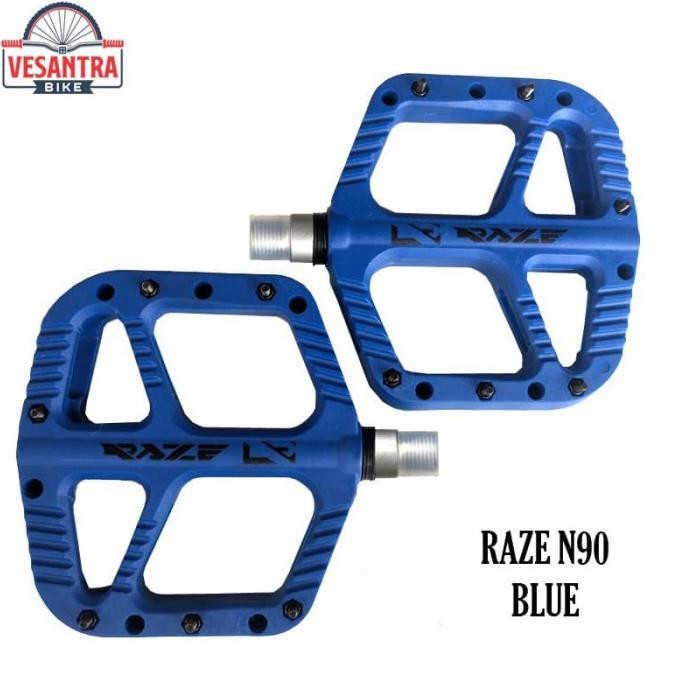 Raze N90 Nylon Fiber Pedal Sepeda Bearing Blue