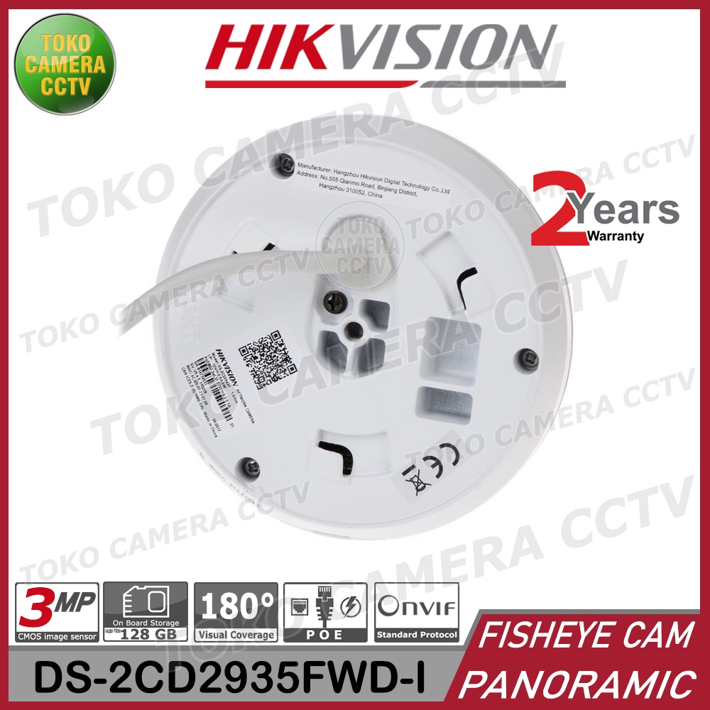 KAMERA CCTV FISHEYE PANORAMIC HIKVISION IP CAMERA 3MP