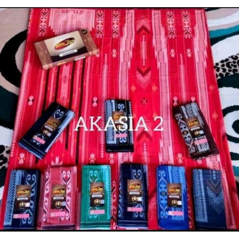 grosir 1 dus (10 pcs) SARUNG ATLAS HARMONI AKASIA