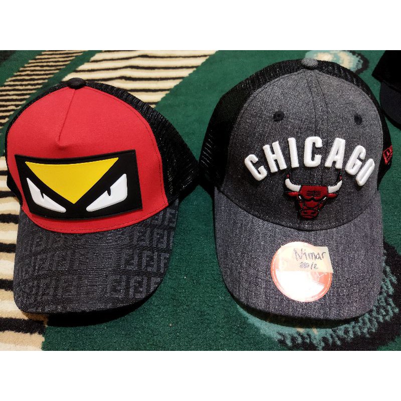 Topi Premium fendi dan chicago bulls
