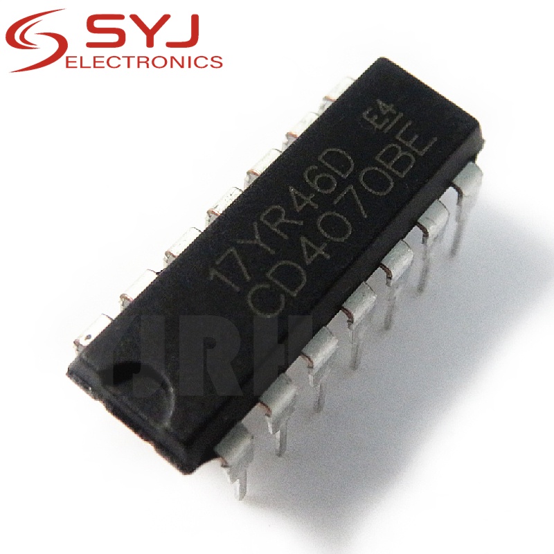 10Pcs IC CD4070BE DIP14 CD4070 DIP 4070BE DIP-14