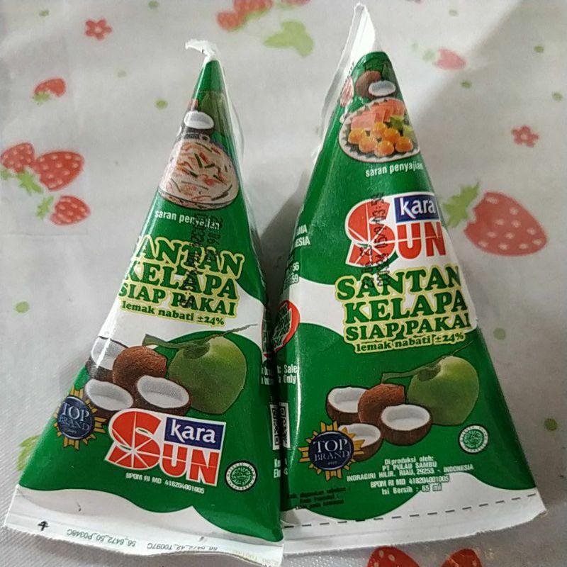 

sun kara santan kelapa siap pakai 65ml