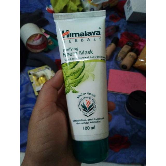 Himalaya Purifying Neem Mask 100 Ml Masker Wajah Membantu Merawat Kulit Berjerawat