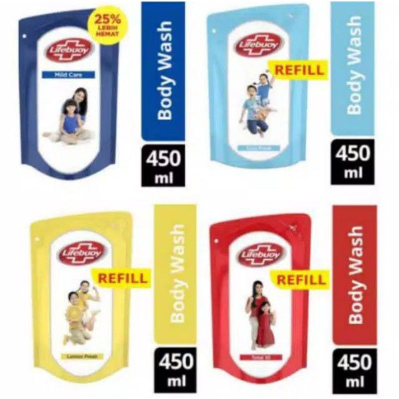 Lifebuoy Cair 450ml / Lifebuoy body wash 450ml