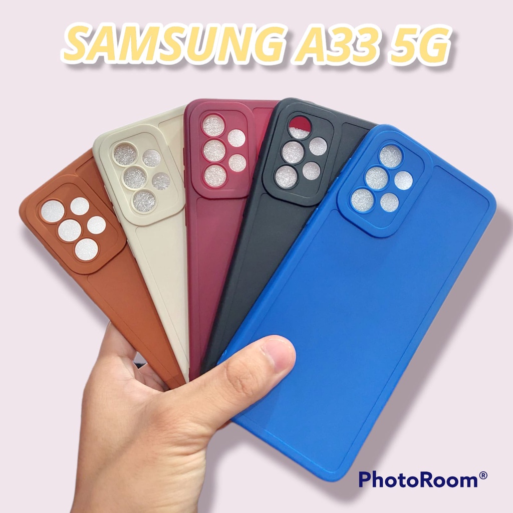 Soft Case Matte Samsung A33 A04 A53 A73 5G Colour Big Eye Protection Camera Anti Knock