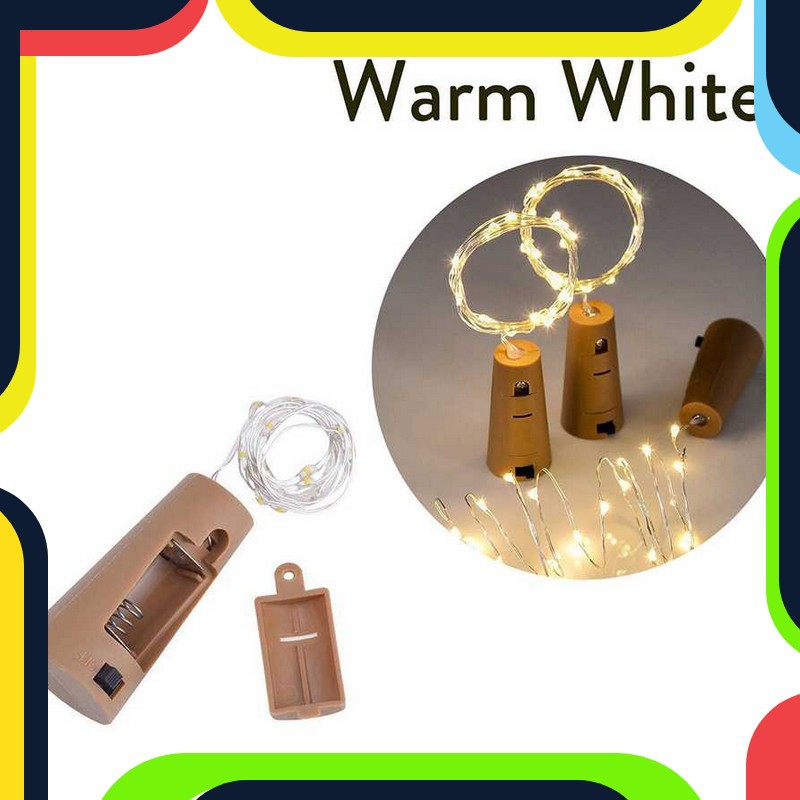 Bayar Ditempat ERANPO Lampu Hias Dekorasi 20 LED 2 Meter Warm White - RP0494