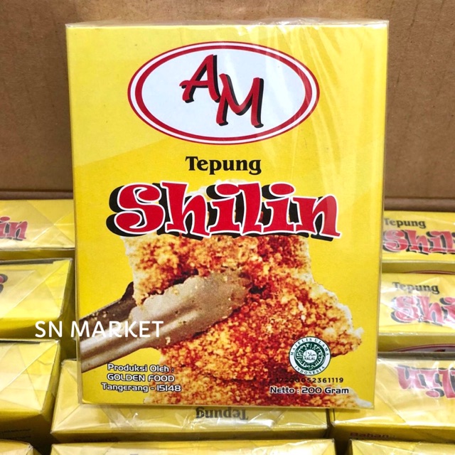 

Tepung Shilin Silin Shillin Merk AM 200gr