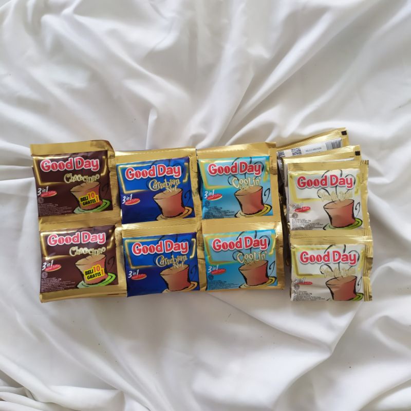 

Kopi Good Day 3 in 1 instan Coffee (20gr x 10)