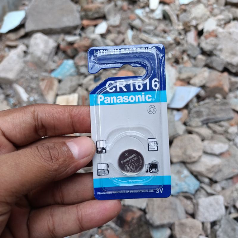 BATTERY PANASONIC CR 1616 ORIGINAL ( SINGLE PACK ) BATRE JAM TANGAN ORIGINAL BATRE REMOT 3V