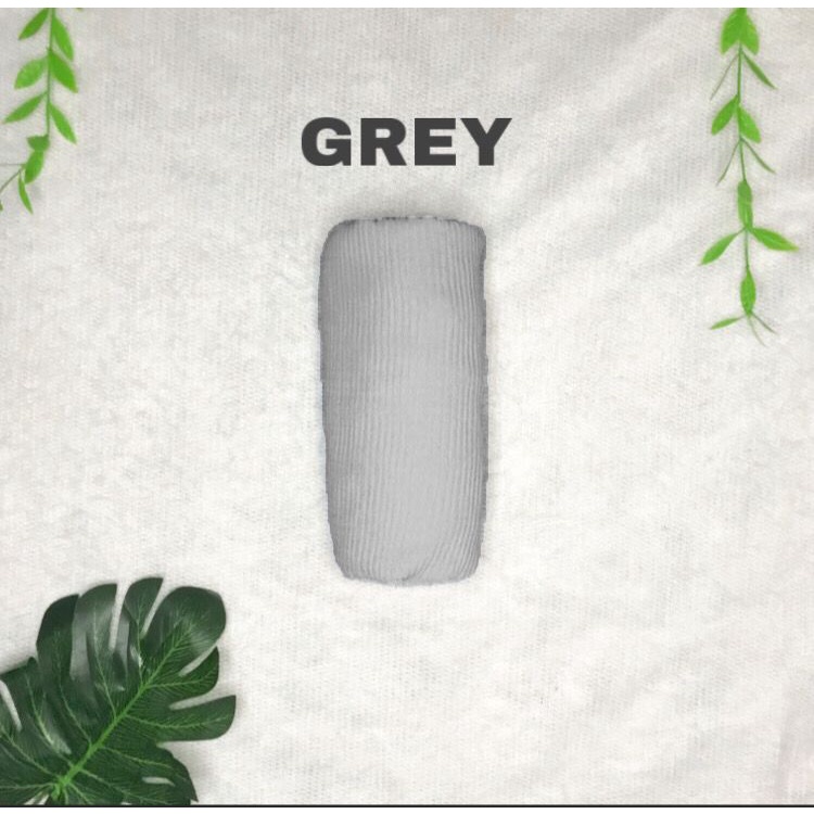 PASHMINA PLISKET LIDI  {90 X 180} AZARA-GREY