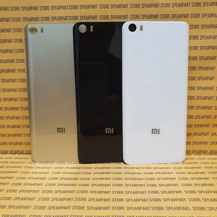 Tutup belakang Backdoor Xiaomi Mi5 Mi 5 Original bahan Kaca