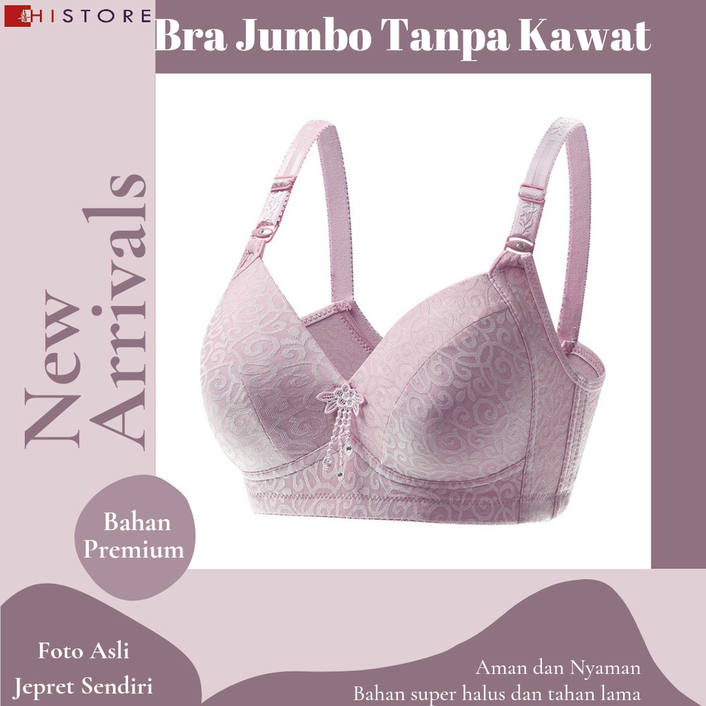 [HI]Bra BH JUMBO Cup C Fashion Wanita Bra wanita Premium BH Busa Tipis Tanpa Kawat Sangat Nyaman 333