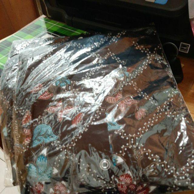 Couple Batik Tunik Modern Seragam Kerja Kantor Lengan Panjang Terbaru