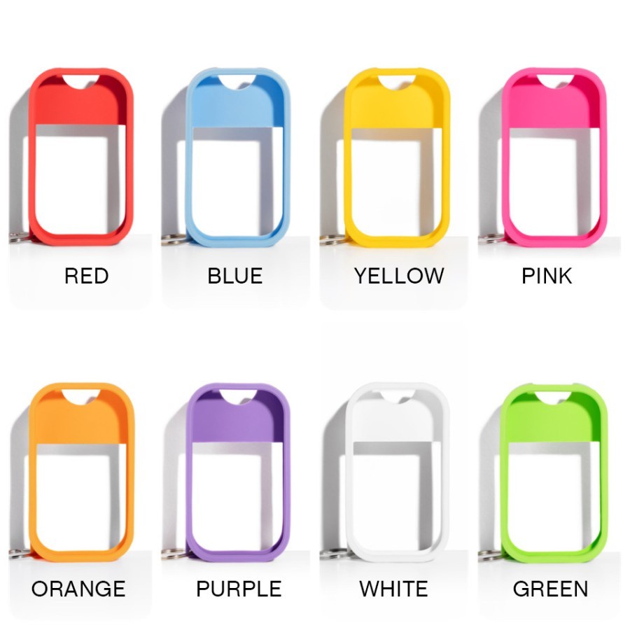 Otello - Silicone Case Cover Sarung Pelindung Pocket Hand Sanitizer Silikon Silicon + Gantungan Hook