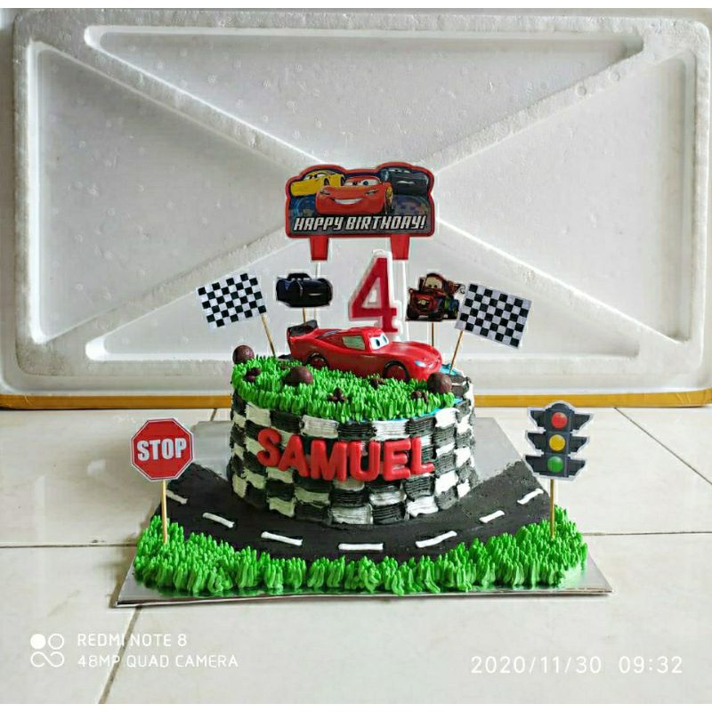 

PROMO !!! ICE CREAM TART, Karakter Cars, 18 cm, Tart Dalamnya 100% Ice Cream Tanpa Kue