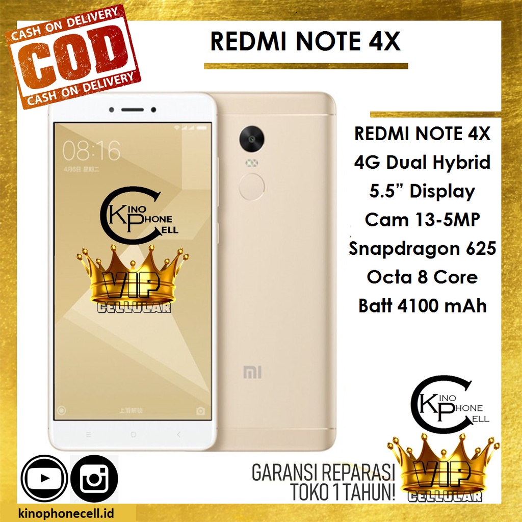 Xiaomi Redmi Note Handphone Xiaomi HP ALL Type