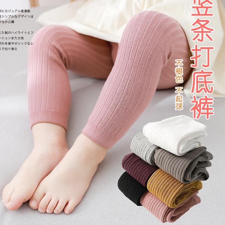 TERLARIS Legging Leging Lejing Anak Bayi Perempuan Import Buka Polos Rajut Celana Panjang Bayi 0 6 B