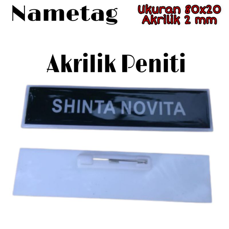 

Nametag/nama dada