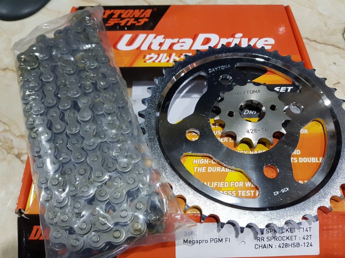 gear gir set megapro monosok fi injeksi carburator asli ori daytona