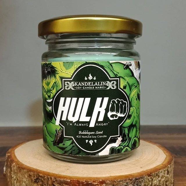 HULK Lilin Aromaterapi 100% Soy Wax