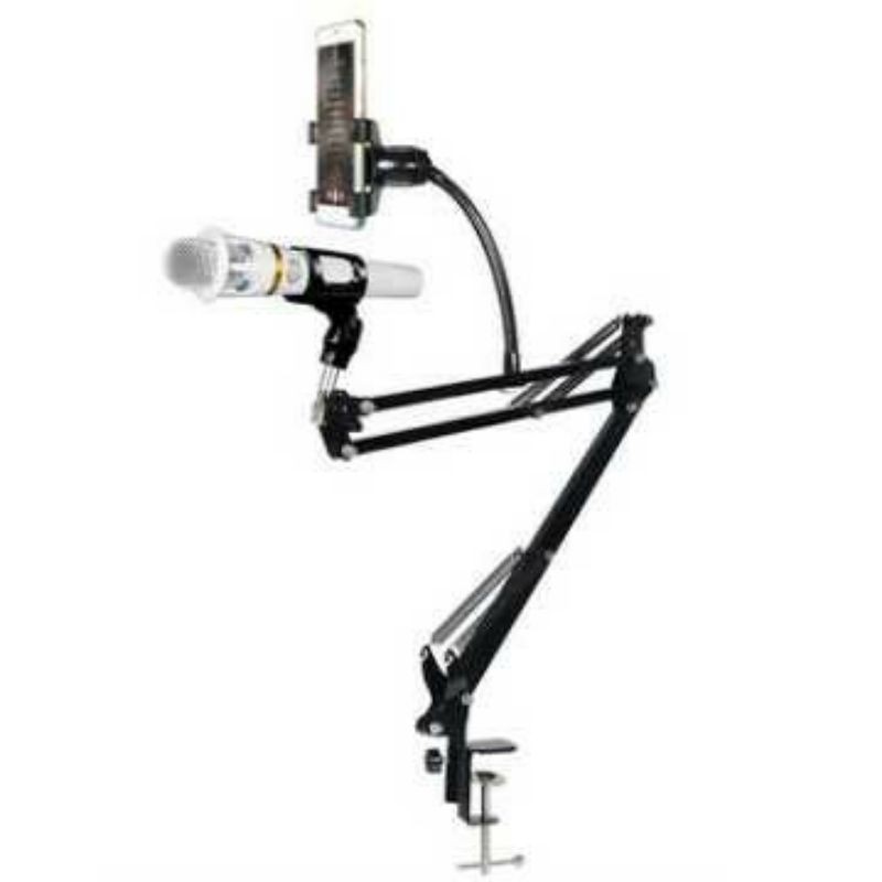 TaffSTUDIO Microphone Suspension Boom Scissor Arm with Lazypod