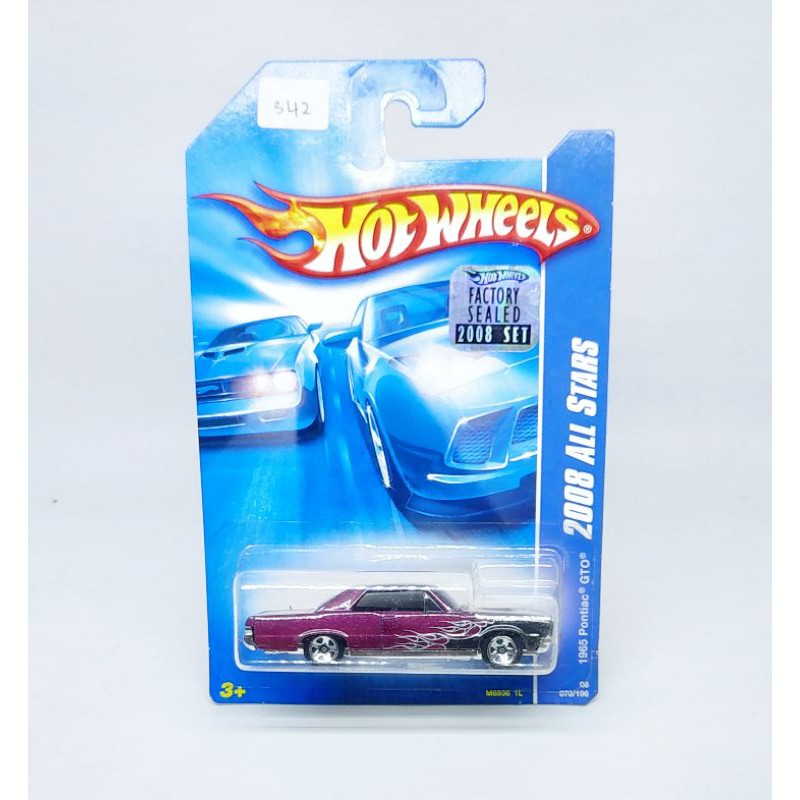 Hot Wheels 1965 Pontiac GTO 2008 All Stars Factory Sealed 2008
