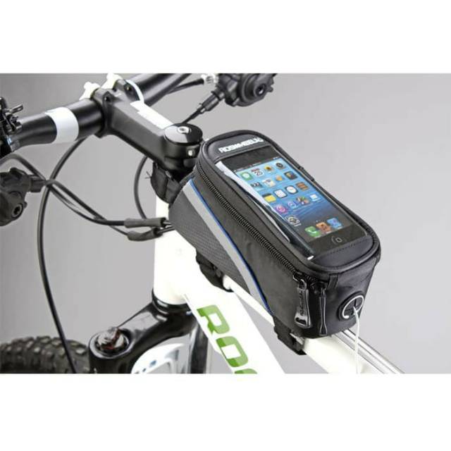 Bike Waterproof Bag 5.5 inch Smartphone Tas Frame Sepeda Hp Anti Air