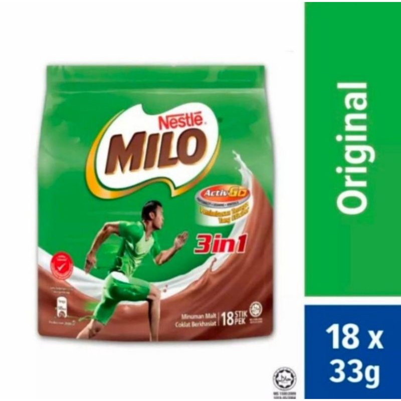 

Milo Malaysia 3 in1 isi 18 Stick / Sachet