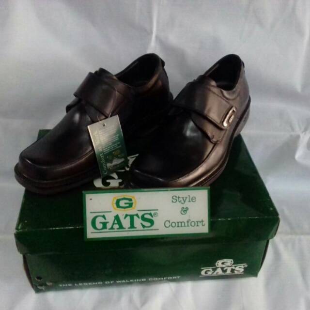 Sepatu pantofel  kulit merk Gats Rf 8002-sepatu pria original