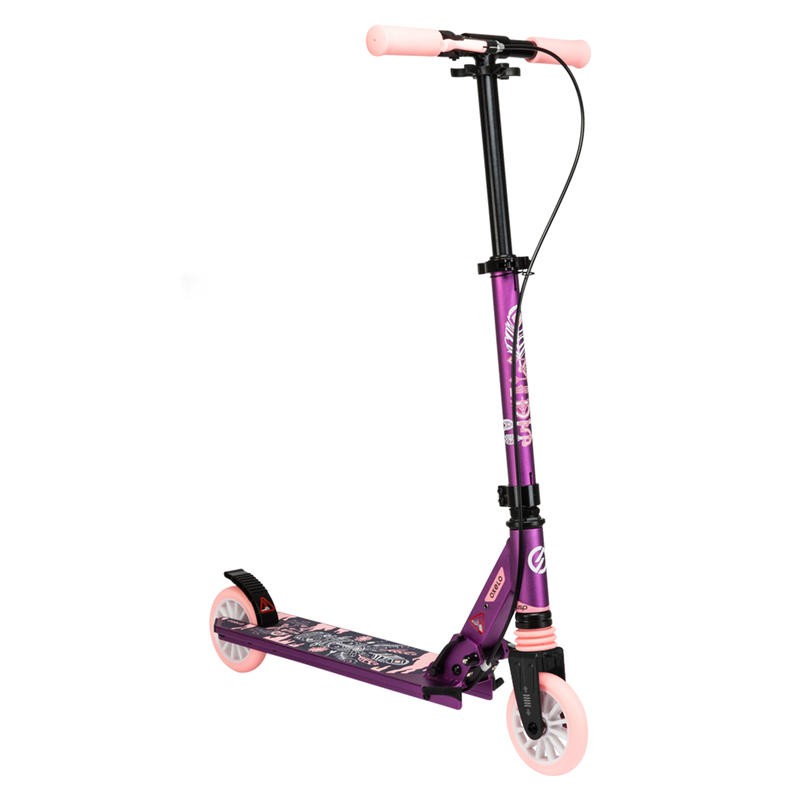Decathlon Oxelo Skuter Remaja  Mid 5 Indienne Violette Fille - 8520770