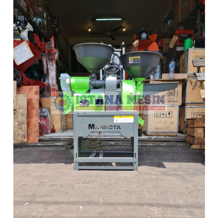 MESIN GILINGAN PADI JAGUNG PENEPUNG 4IN1 MAHKOTA KD 500 WG TANPA MESIN