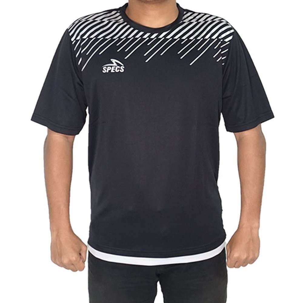 Specs Apache Jersey Black Silver Bagus