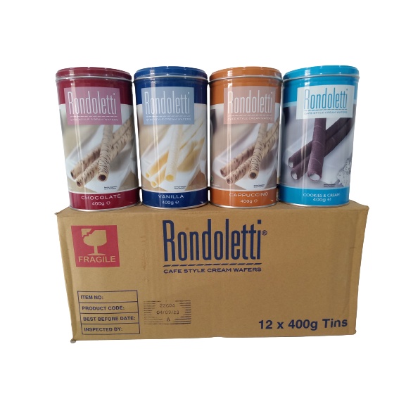 

RONDOLETTI 400 GR KARTONAN | ASTOR RONDOLETTI WAFER STICK 400 GR