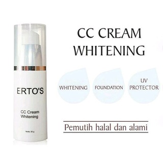 [ORI] CC Cream Whitening Alas Bedak Sekaligus Pencerah Wajah Melindungi Kulit dari Sinar UV 30Gram Original BPOM