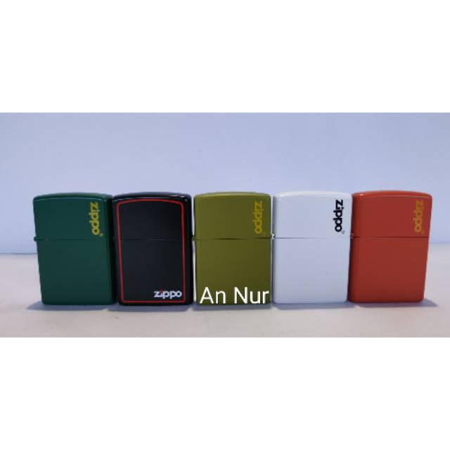 Zippo Matte Grade Ori - Zippo Mate - Zippo Exclusive - Include Box - 5 Warna