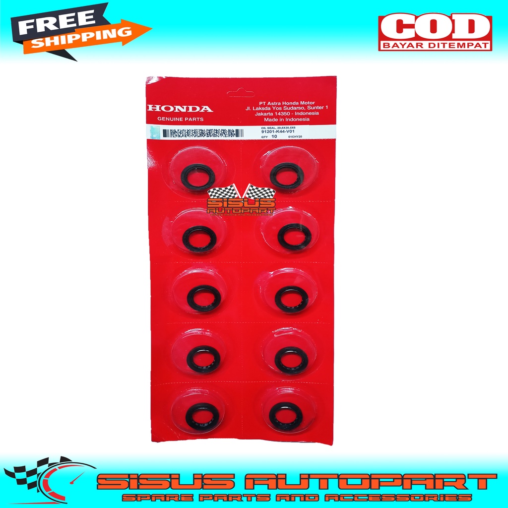 SEAL MAGNET BEAT POP / OIL SEAL 20.8 X 30.5 X 6 BEAT POP ESP, BEAT SPORTY ESP, BEAT ESP NEW, GENIO, VARIO 110 ESP, SCOOPY ESP / SEAL MAGNIT BEAT POP  K44