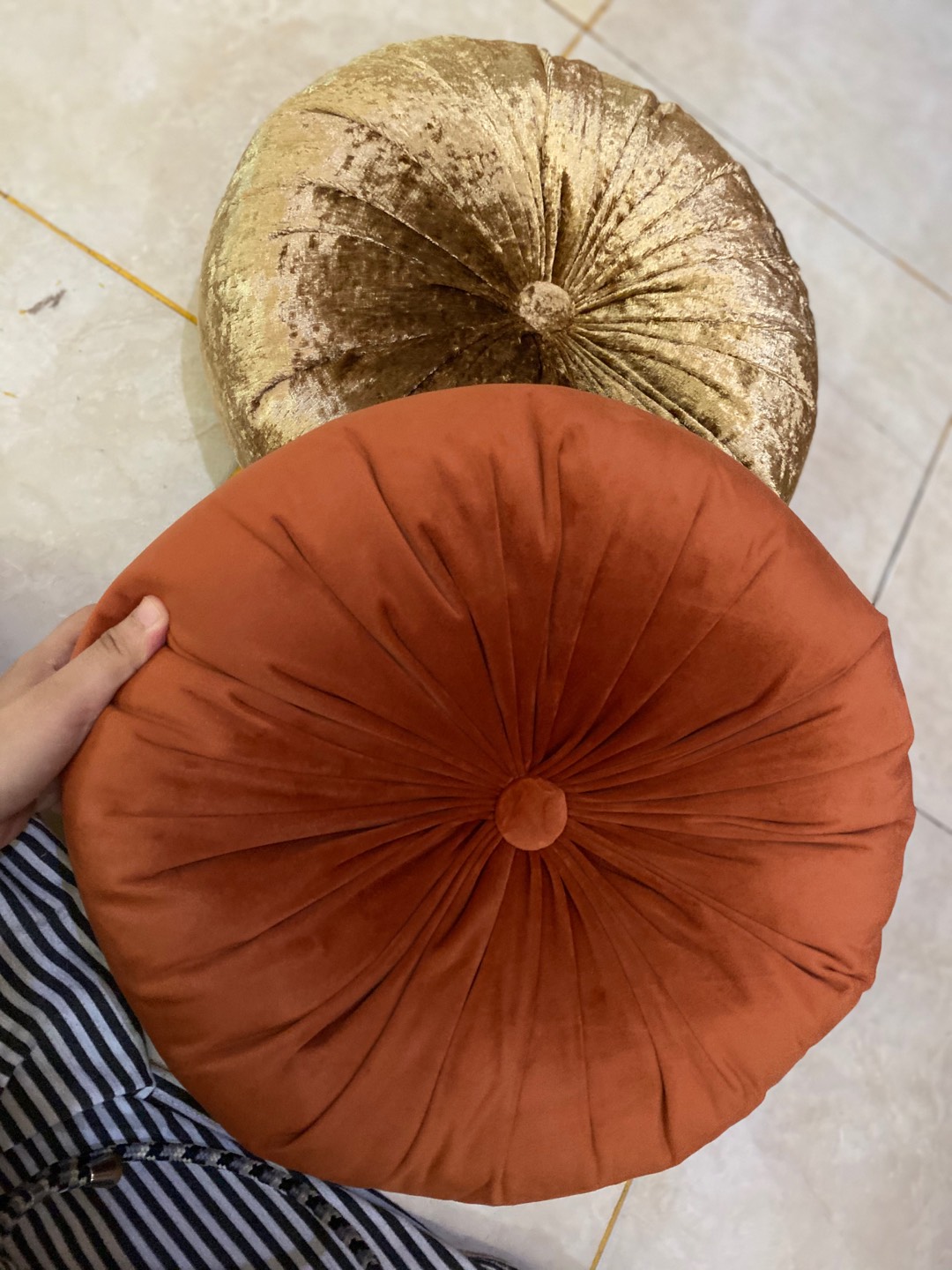 Bantal Bulat Dekorasi Diameter 38 Bantal Kursi Sofa Dekorasi Interior