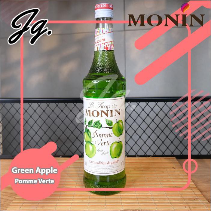 

SYRUP MONIN GREEN APPLE POMME VERTE 700 ML SIRUP GREEN APPLE - NON BUBBLE WARP