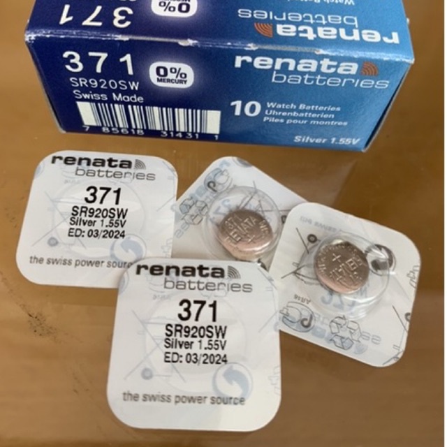 BATERAI RENATA 371 SR920SW ORIGINAL PENGGANTI SR920 LR920 LR921 BATRAI JAM BATRE JAM TANGAN