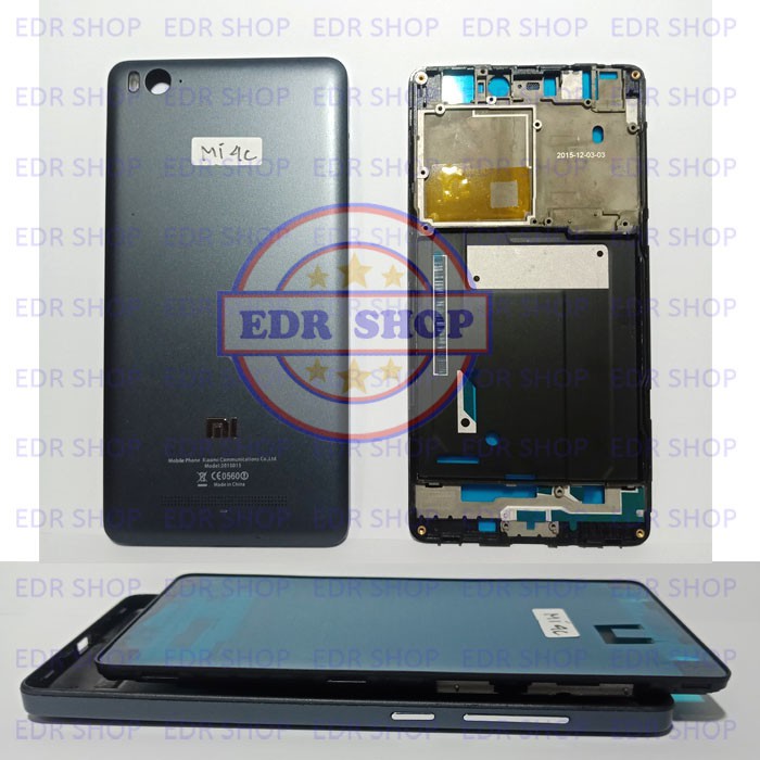 Casing Xiaomi Mi4c Mi 4c Fullset Housing Kesing Tatakan Lcd Dudukan Mesin Original 01